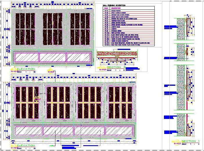 Luxurious Wall Paneling Design in AutoCAD DWG- Wood & Mirror